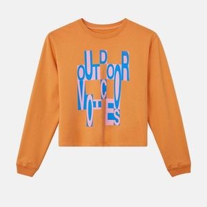 NEW Outdoor Voices Cropped Crewneck Sweatshirt
